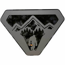 Montañas Sasquatch Bigfoot Yeti Insignias de guardabarros Emblema de portón trasero Insignia en 3D
 5