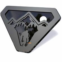 Montañas Sasquatch Bigfoot Yeti Insignias de guardabarros Emblema de portón trasero Insignia en 3D
 6