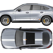 Kit Completo de Vinilo con Rayas de Carreras para Mercedes-Benz GLC-Class 2018-2023_2