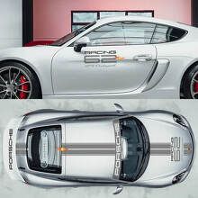 Kit completo adhesivo de vinilo GT4 Clubsport Racing 62 para Porsche 718 Cayman_2