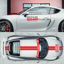 Kit completo adhesivo de vinilo GT4 Clubsport Racing 62 para Porsche 718 Cayman_3