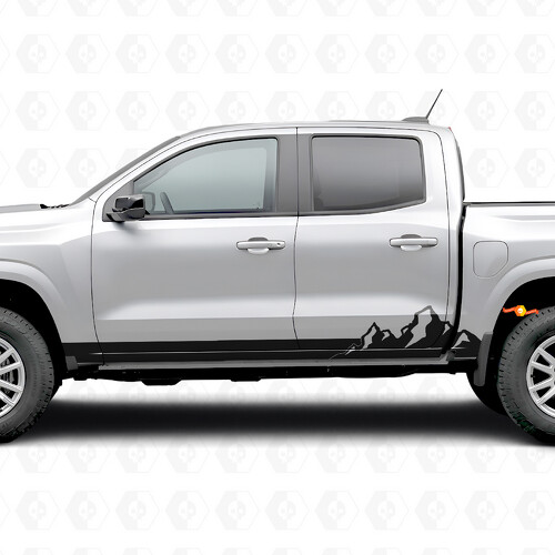 Vinilos para Puertas y Paneles Laterales Mountain Range para Chevrolet Colorado 3ª Generación 2023-2026