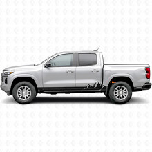 Vinilos para Puertas y Paneles Laterales Mountain Range para Chevrolet Colorado 3ª Generación 2023-2026_2