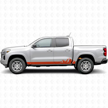 Vinilos para Puertas y Paneles Laterales Mountain Range para Chevrolet Colorado 3ª Generación 2023-2026_4