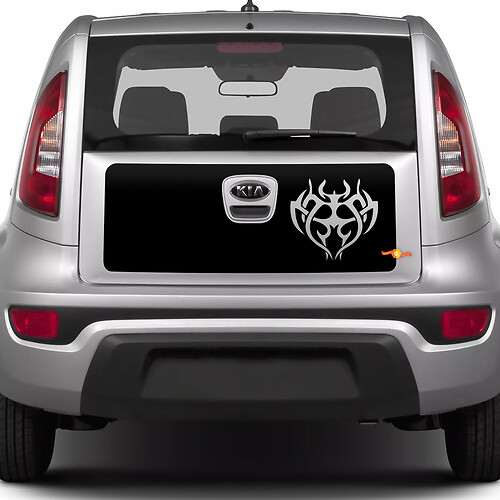 Calcomanía de vinilo para envolver el maletero trasero para Kia Soul 2
