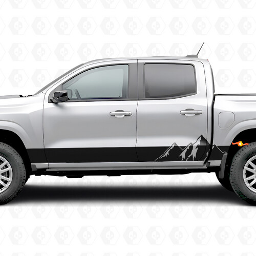 Tiras de Vinilo para Puertas y Paneles Laterales Alpine Ridge para Chevrolet Colorado 3ª Gen 2023-2026_1