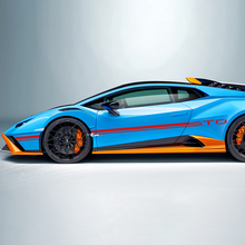 Calcomanía de vinilo con rayas laterales para Lamborghini STO
 3