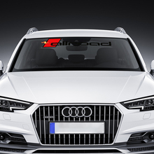Calcomanías de vinilo Pegatinas gráficas parabrisas Audi Allroad Banner Racing
 2