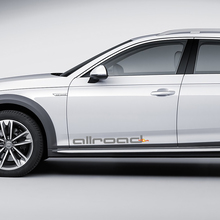 Par de calcomanías de logo Audi Quattro para puertas - Calcomanías Quattro
 2