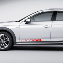 Par de calcomanías de logo Audi Quattro para puertas - Calcomanías Quattro
 3