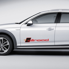 Calcomanía de Audi Allroad para Puertas Laterales Pegatinas Adhesivas
 2