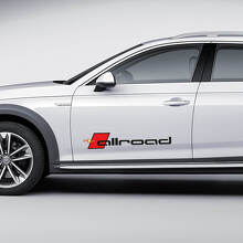Calcomanía de Audi Allroad para Puertas Laterales Pegatinas Adhesivas
 3