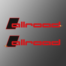 Calcomanía Calibrador Audi Allroad Calcomanías Puertas Laterales
 2