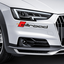 Calcomanías de calcomanías de calcomanías del parachoques delantero de Audi Allroad
 3