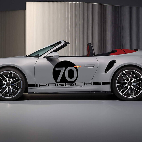 Calcomanía de vinilo Spirit 70 para Porsche 911
 1