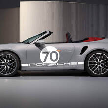 Kit de calcomanías de vinilo franjas laterales Spirit 70 para Porsche 911_2