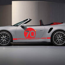Kit de calcomanías de vinilo franjas laterales Spirit 70 para Porsche 911_3