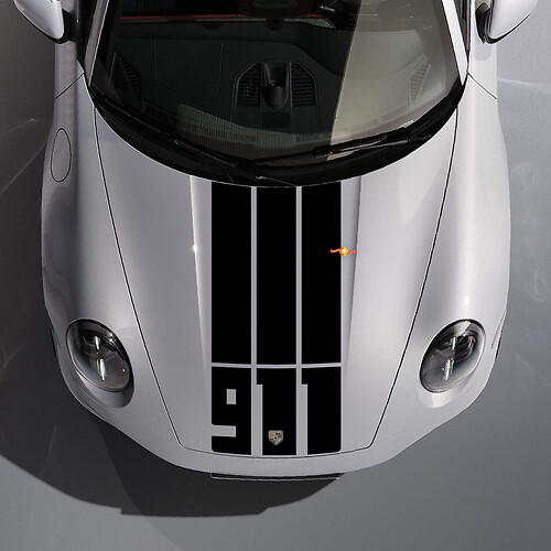 Calcomanía de vinilo Spirit 70 para Porsche 911
