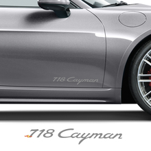 Calcomanía adhesiva para las puertas laterales de Porsche 718 Cayman
 2