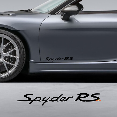 Calcomanía adhesiva para puertas laterales para Porsche 718 Cayman Spyder RS
 1