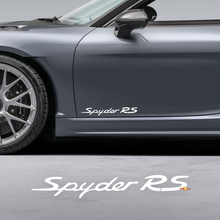 Calcomanía adhesiva para puertas laterales para Porsche 718 Cayman Spyder RS
 2
