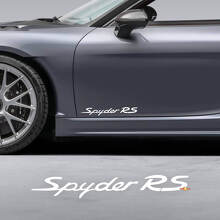 Juego de vinilos para puertas laterales Spyder RS para Porsche 718_2
