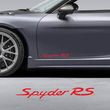 Juego de vinilos para puertas laterales Spyder RS para Porsche 718_3