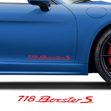 Calcomanía de puertas laterales para Porsche 718 Boxster S
 3