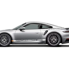 Kit de rayas de diseño de patrimonio gráfico 911 Turbo 50 años 2025 Calcomanía para Porsche 911 Turbo S 992.2
 2