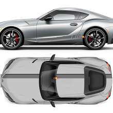 Kit Completo de Vinilo con Rayas de Carreras para Toyota Supra 2020-2026_2