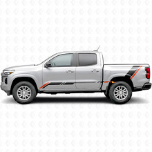 Vinilos de Tiras Decorativas Elevadas para Puertas y Cabecera para Chevrolet Colorado 3ª Generación 2023-2026_2