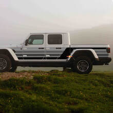 Calcomanía de rayas retro vintage para el lateral de vinilo para Jeep Gladiator
 2