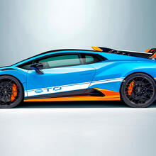 Rayas laterales de vinilo STO Calcomanía Gráfica para Lamborghini STO
 2