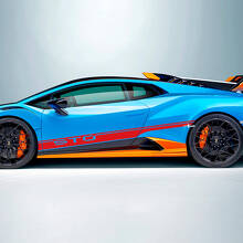 Rayas laterales de vinilo STO Calcomanía Gráfica para Lamborghini STO
 3