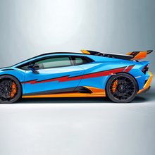 Calcomanía de vinilo con rayas laterales STO para Lamborghini STO
 2