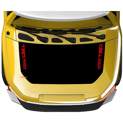 Calcomanía de vinilo estilo Capó Off Road TRD para Toyota FJ Cruiser_1