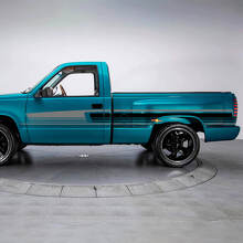 Kit de calcomanías de rayas laterales y de portón trasero para Chevrolet Classic 1993.
 2