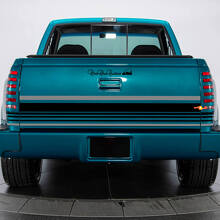 Kit de calcomanías de rayas laterales y de portón trasero para Chevrolet Classic 1993.
 4