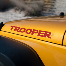 Calcomanía de capó Trooper para Jeep Wrangler
 3