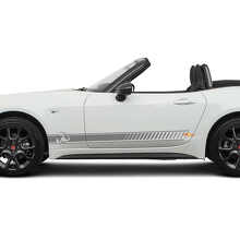 Kit de calcomanías de vinilo con franjas laterales de carreras para Fiat 124 Spider Abarth_3