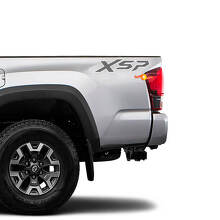 Par de calcomanías de vinilo lateral XSP para camioneta Toyota Tacoma
 3
