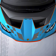 Calcomanía de vinilo con el logotipo de Hood Central STO para Lamborghini STO
 3