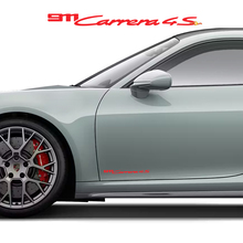 2x Calcomanías de puertas laterales con firma Porsche 911 Carrera 4G
 3