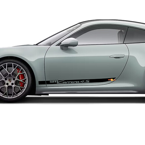 Calcomanía gráfica del kit lateral para Porsche 911 Carrera 4S
 1