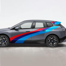 Juego de calcomanías de vinilo Side iX M Racing para BMW iX
 2