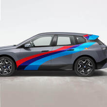 Juego de calcomanías de vinilo Side iX M Racing para BMW iX
 2