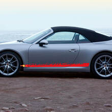 Kit de rayas para puertas laterales 911 Calcomanía para Porsche 911 Carrera
 3