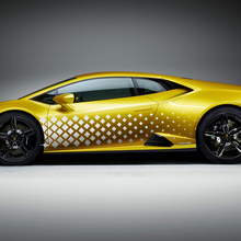 Calcomanía de vinilo de carreras en forma de diamante lateral para Lamborghini Huracan Evo
 2