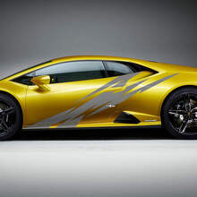 Gráficos laterales Calcomanía de vinilo de carreras para Lamborghini Huracan Evo
 2