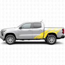 Tiras de vinilo dentadas para puertas y laterales de la caja para Chevrolet Colorado 3.ª generación 2023-2026_3